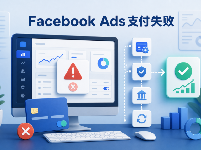 Facebook Ads 支付失败与银行卡风控排查示意图